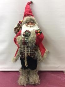 Tall Standing Red Father Christmas