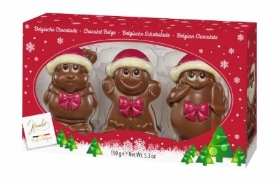 Hamlet Trio of Milk Chocolate Christmas Figures