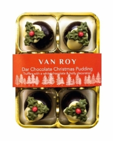Van Roy Dark Chocolate Christmas Puddings